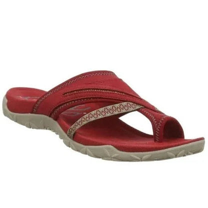 Womens Platform Wedge Sandals with Hook and Loop Straps and Memory Foam Footbed in Five Colors