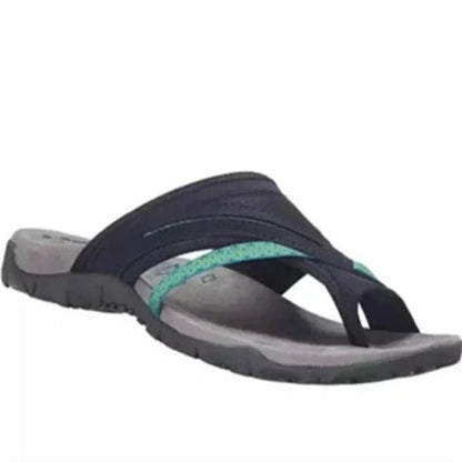 Womens Platform Wedge Sandals with Hook and Loop Straps and Memory Foam Footbed in Five Colors