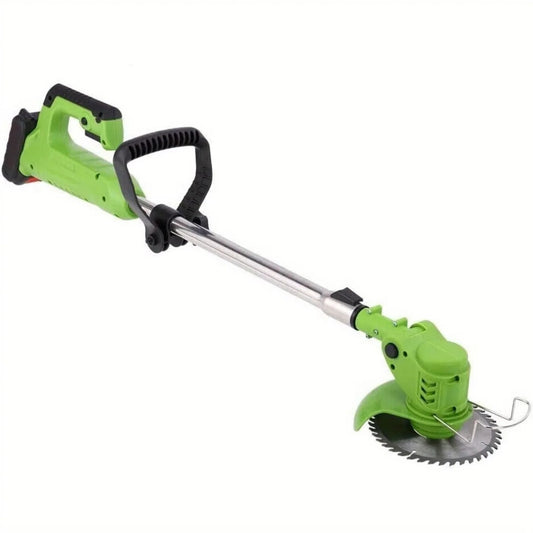Cordless Grass Trimmer 600W with 8 Blades and 2 Batteries