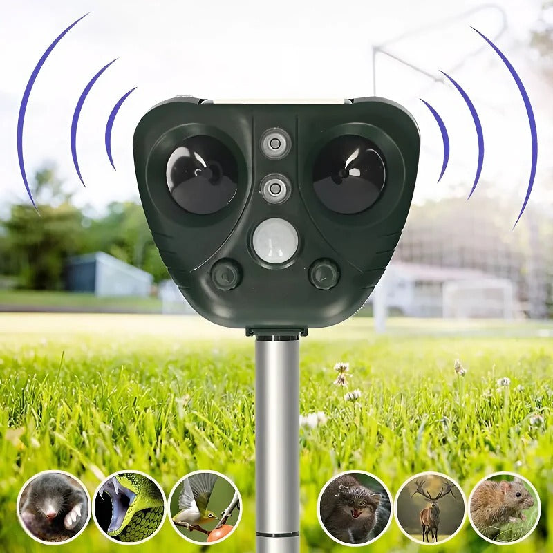 Ultrasonic Bird Repeller, Solar Powered