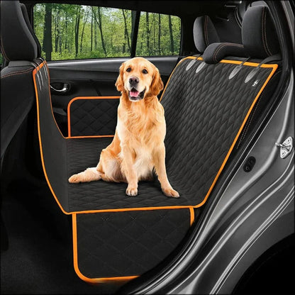 Dog Car Seat Extender with Reinforced Hard Base and Raised Side Panels
