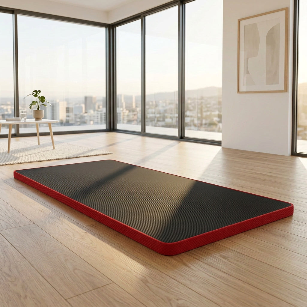 Exercise Mat with High Density Foam and Textured Grip Surface All Vera Mart