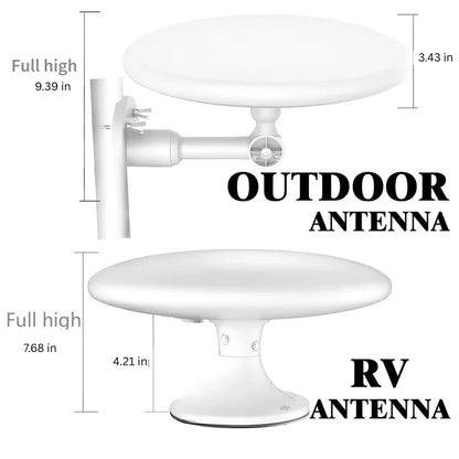 High-Gain Outdoor HD TV Antenna with Extended Range
