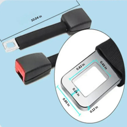 Vehicle Seat Belt Extension with Upright Stem for Easy Fastening