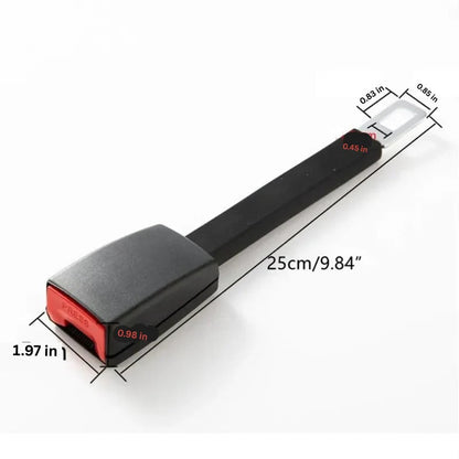Vehicle Seat Belt Extension with Upright Stem for Easy Fastening