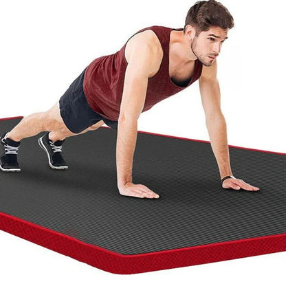 High Density Yoga and Exercise Mat with Extra Cushioning Men
