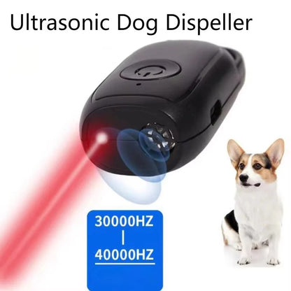 Pocket-Size Ultrasonic Dog Trainer with LED Light