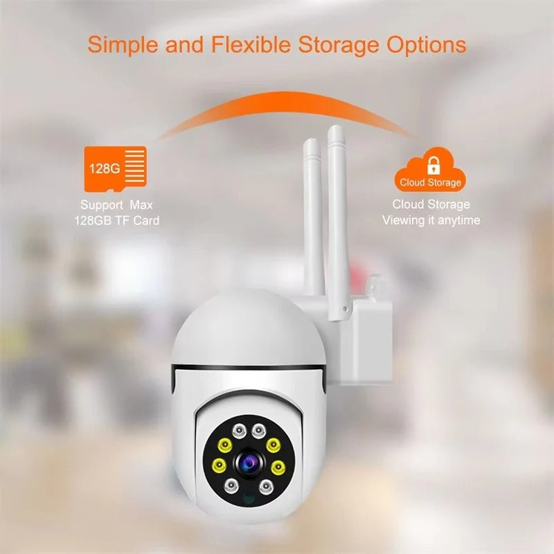 Outdoor 1080P Waterproof PTZ Camera with 4X Zoom Vision