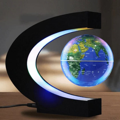 Magnetic Levitation Globe with LED Backlight and Rotating Display