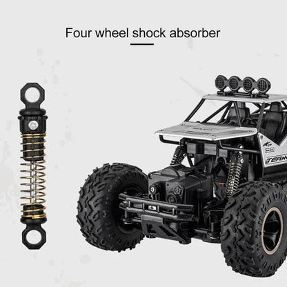 Remote Control 4WD Monster Truck with Dual Motors and Independent Suspension for Off Road Play