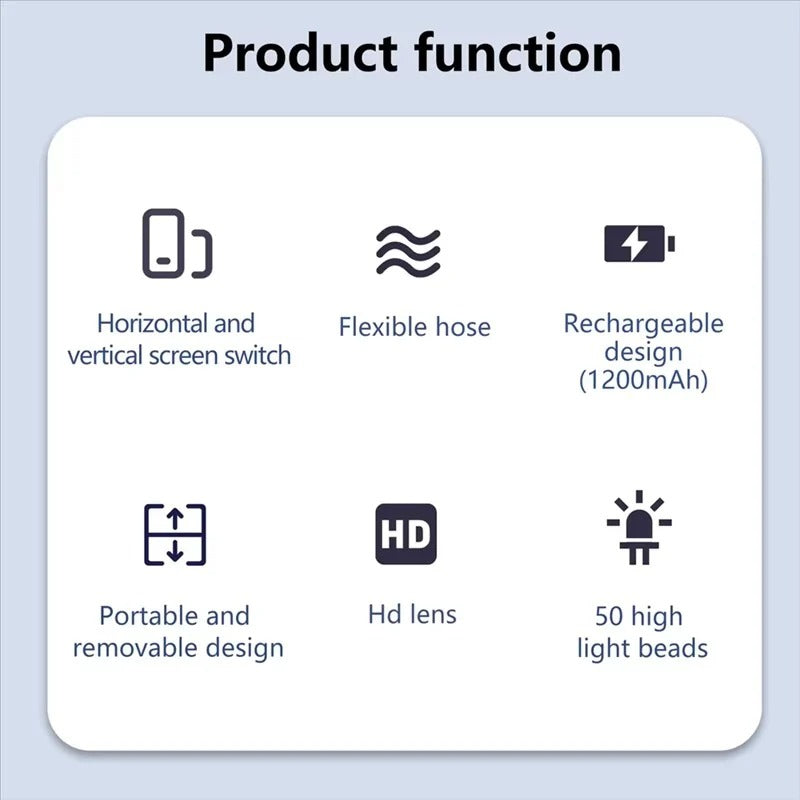 Hands Free LED Magnifier with Switchable 5X Zoom Lens