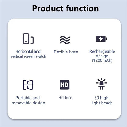 Hands Free LED Magnifier with Switchable 5X Zoom Lens