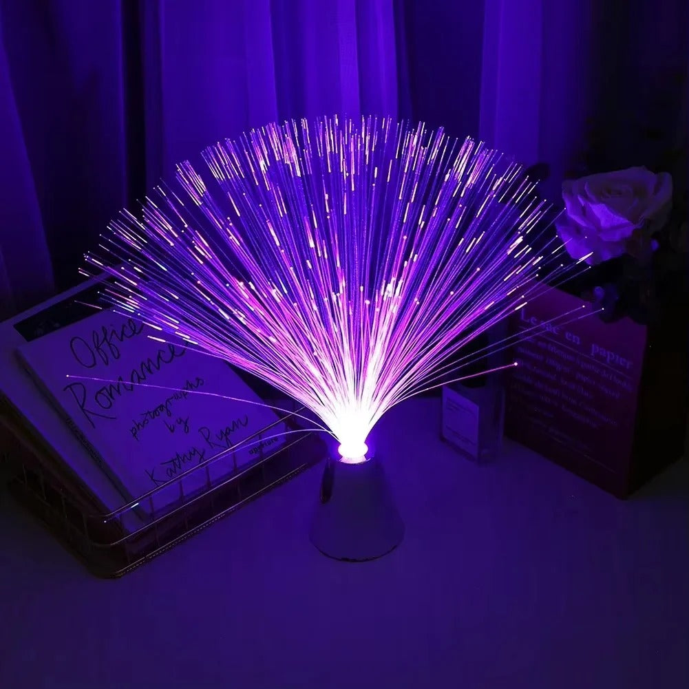 Fiber Optic Starlight Mood Lamp with Multicolor LED Glow