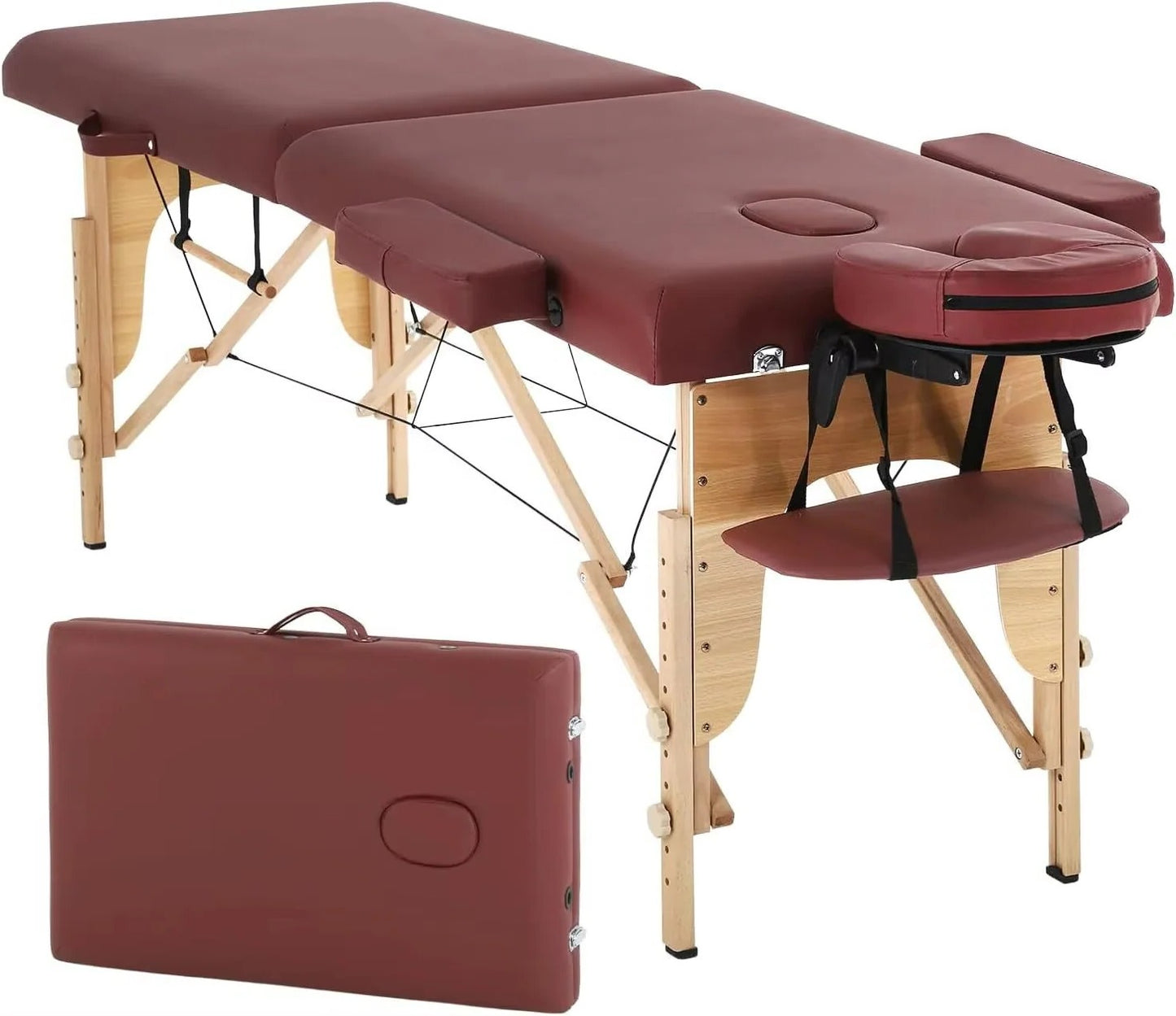 Portable Foldable Massage Table with Carry Case for Mobile Setup
