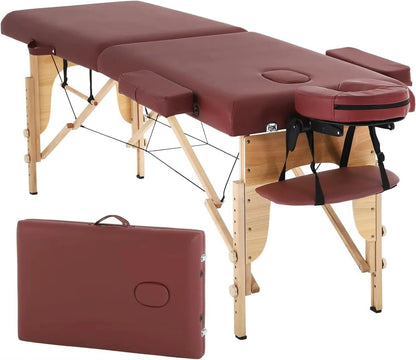 Portable Foldable Massage Table with Carry Case for Mobile Setup