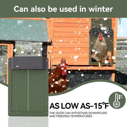 Auto Chicken Coop Door with Light Sensor and Weatherproof Build