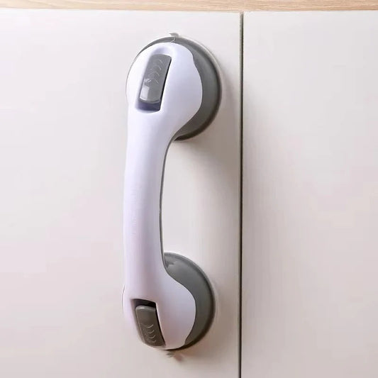 Suction Cup Grab Bar for Shower Tub and Toilet with Locking Latches