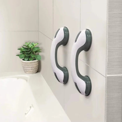 Suction Cup Grab Bar for Shower Tub and Toilet with Locking Latches