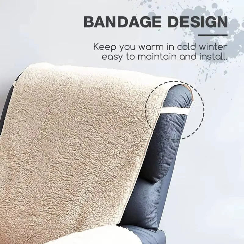 Recliner and Armchair Cover with Fleece Surface and Non Slip Backing