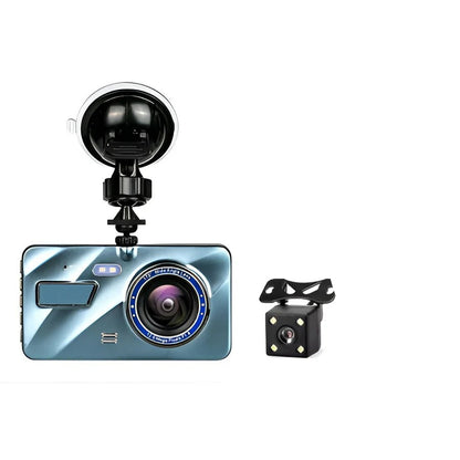 Dual Lens Front and Rear Dash Camera with 1080P Night Vision and Loop Recording