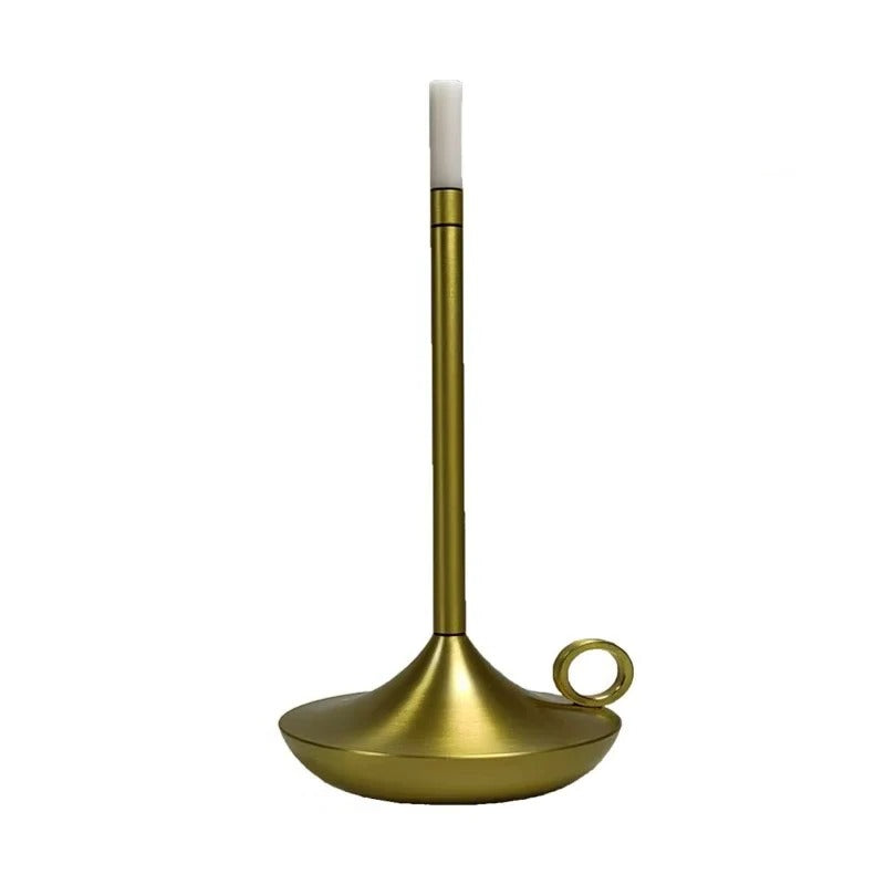 Rechargeable Cordless LED Table Lamp with Candle Style Design for Dining and Bedroom
