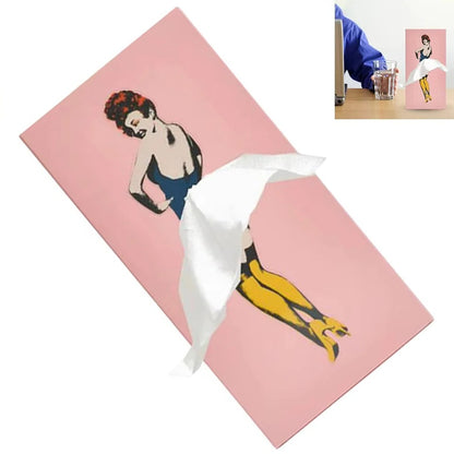 Vintage Style Tissue Holder for Dresser, Bathroom Counter, and Bedside Table