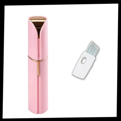 Facial Hair Trimmer with LED Light and Detachable Head Design for Women