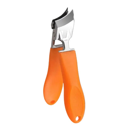 Wide Jaw Nail Clipper with Sharp Stainless Steel Blade