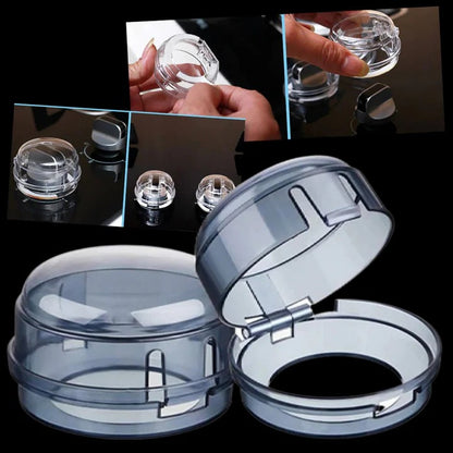 Safety Stove Knob Covers for Gas Range and Burner Knobs, Set of 4