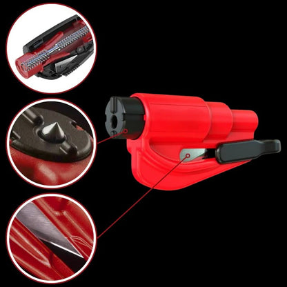 2 in 1 Car Emergency Tool with Window Breaker and Seatbelt Cutter