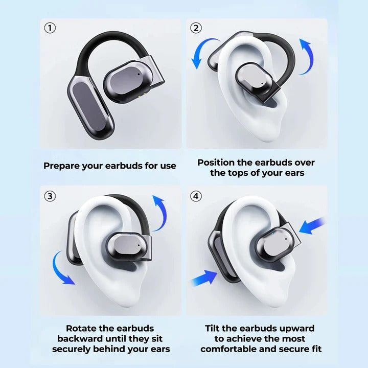 Wireless Translation Earbuds with Bluetooth Audio and Charging Case