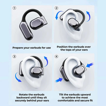 Wireless Translation Earbuds with Bluetooth Audio and Charging Case