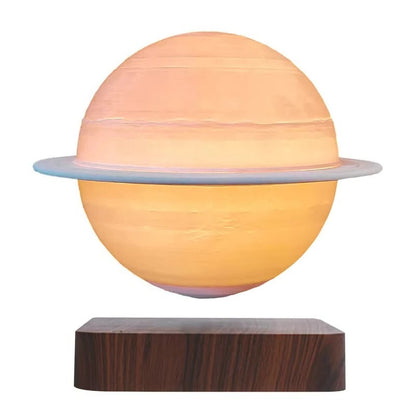 Floating Galaxy Lamp with Magnetic Base and LED Light Display, 5.5 Inch Sphere
