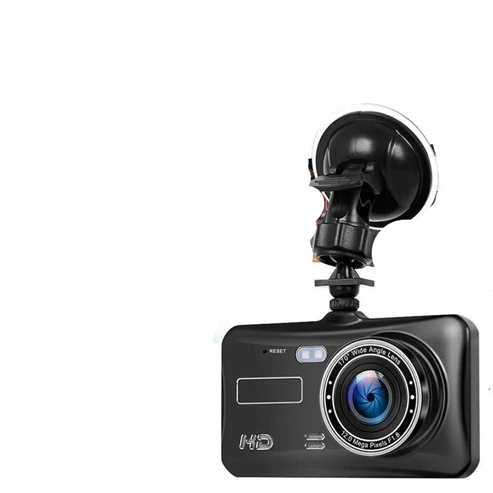 Dual Dash Cam with 1080P Recording Wide Angle Lens and 4 Inch LCD Screen