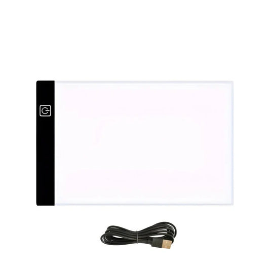 A4 LED Drawing Light Pad with Dimmable Brightness and USB Cable