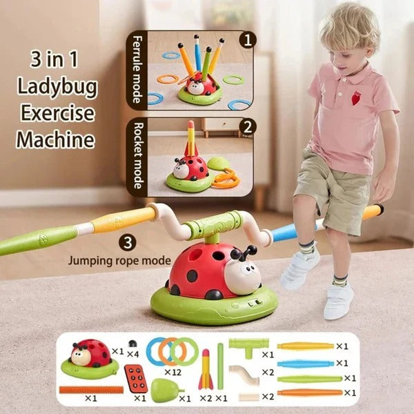 3 in 1 Outdoor Activity Playset for Kids with Multiple Play Modes