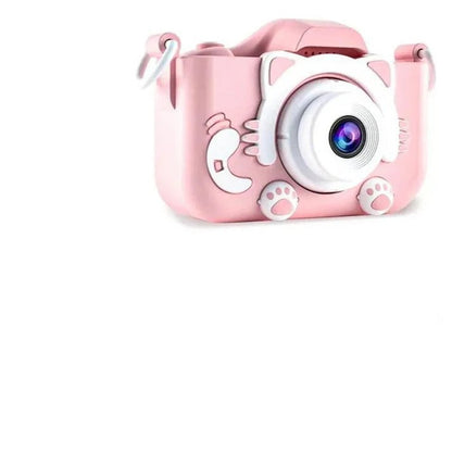 Portable Kids Camera with 1080P Video Dual Lens and Rechargeable Battery