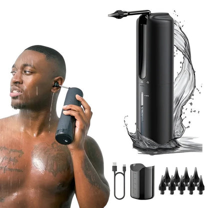 Rechargeable Ear Cleaning Support Irrigation Kit with 3 Pressure Modes and Tips