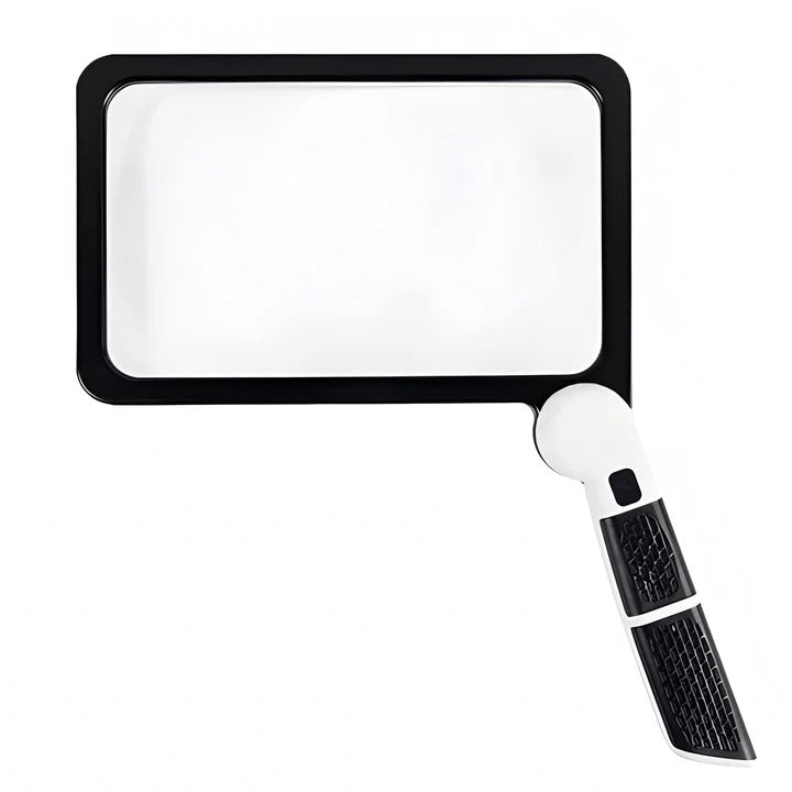 Portable Folding Magnifier with Built In LED Light for Reading and Detail Work