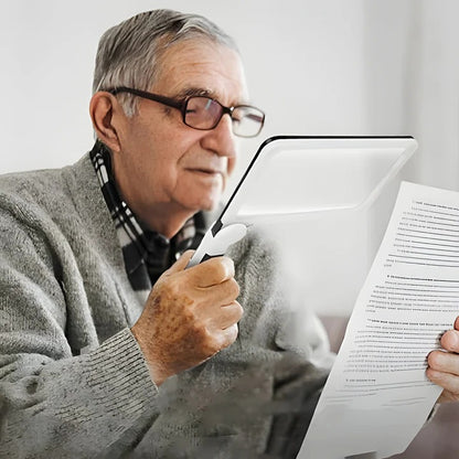 Portable Folding Magnifier with Built In LED Light for Reading and Detail Work