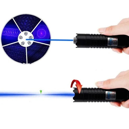 Outdoor Rechargeable Flashlight with Adjustable Beam and Carry Case Set