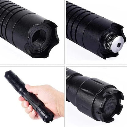 Outdoor Rechargeable Flashlight with Adjustable Beam and Carry Case Set