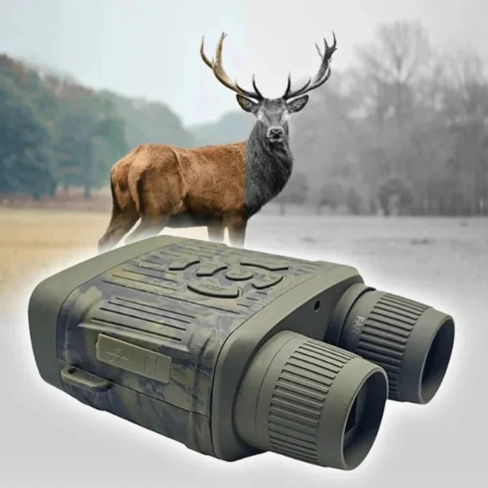 Night Vision Binoculars with Infrared Digital Zoom for Low Light Viewing