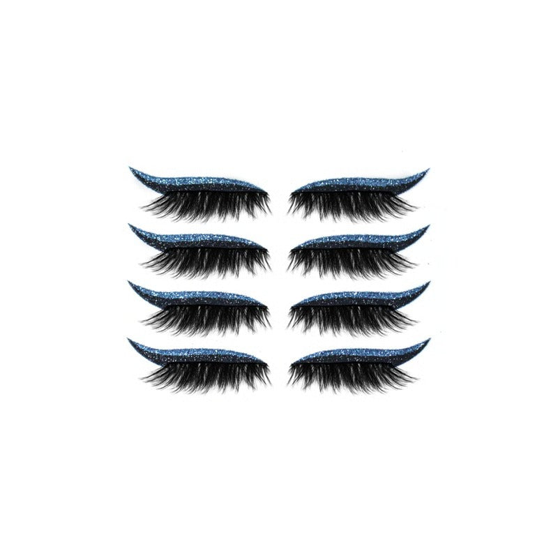 Peel-Off Adhesive Eye Liner Kit for Strip Lash Application, 3-in-1 Reusable Formula
