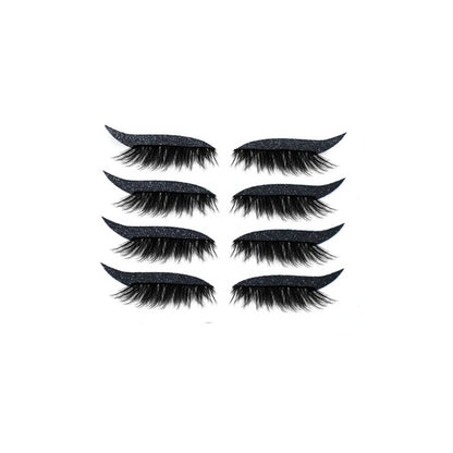 Peel-Off Adhesive Eye Liner Kit for Strip Lash Application, 3-in-1 Reusable Formula