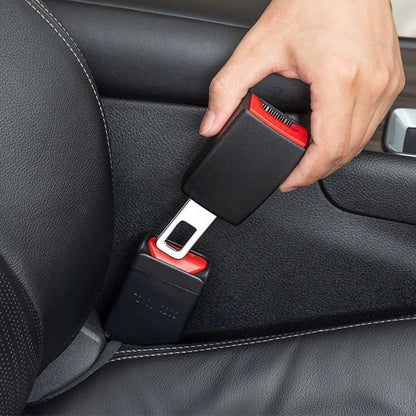Adjustable Vehicle Seat Belt Extender with Safety Buckle for Enhanced Length and Comfort
