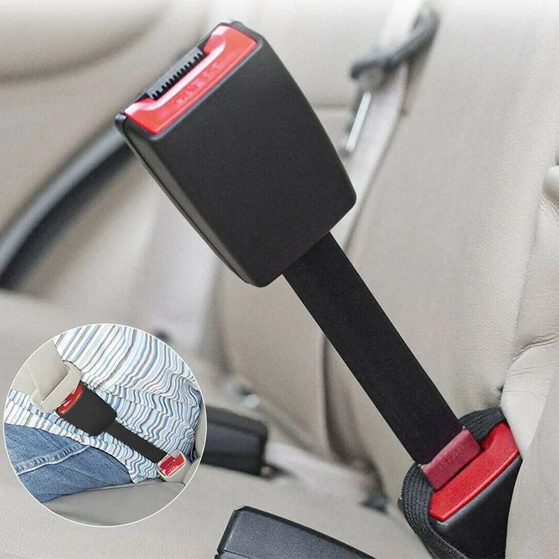 Adjustable Vehicle Seat Belt Extender with Safety Buckle for Enhanced Length and Comfort