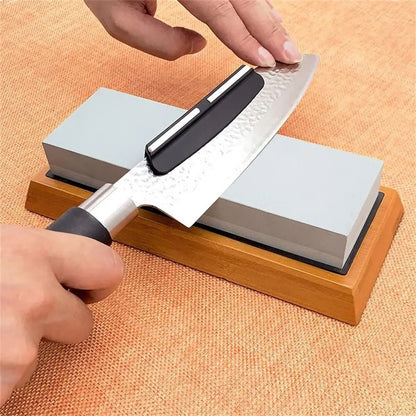 Precision Knife Sharpening Angle Guide with Fixed Angle Rod for Kitchen Knives, Scissors and Whetstones
