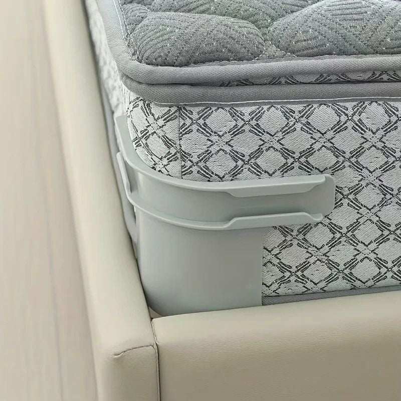 Bed Sheet Anchor Clips with Elastic Corner Straps for Secure Mattress Linen Grip, 4 Piece Set