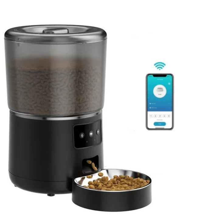 Automatic Pet Food Dispenser with Scheduled Timer and App Portion Control